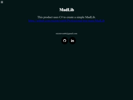 project1 screenshot