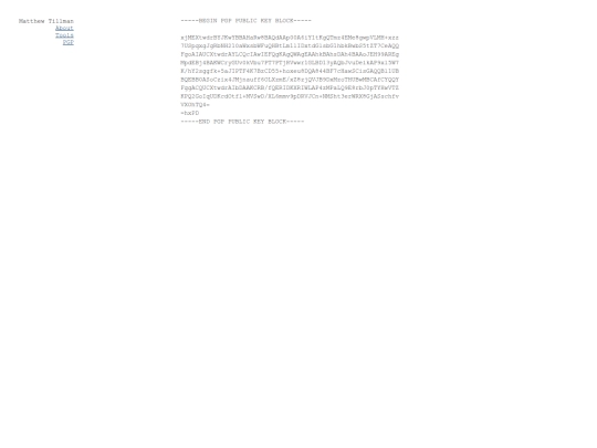 pgpkey screenshot