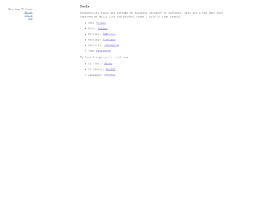 tools screenshot