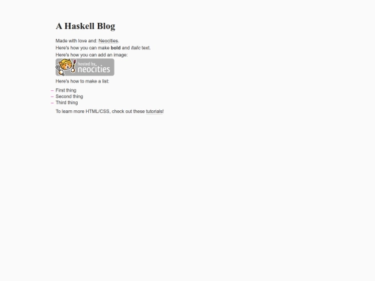 index screenshot