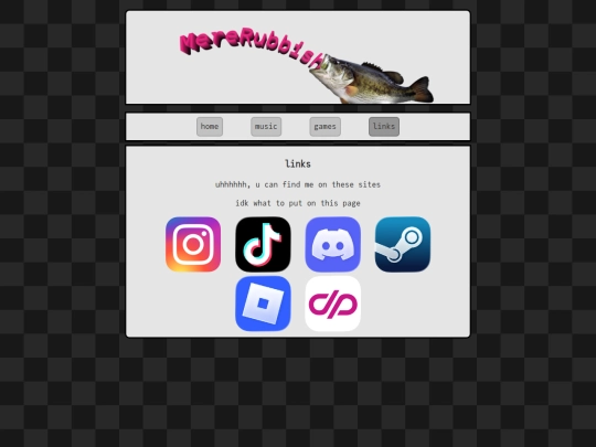 links screenshot