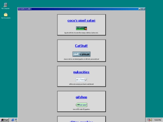 resources screenshot