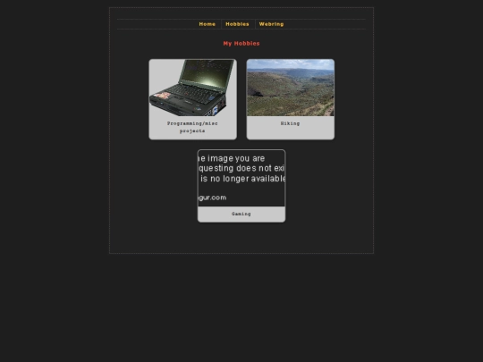 hobbies screenshot