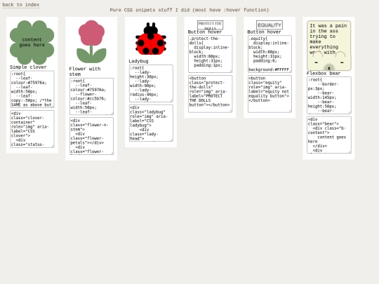 hobbies/csssnips screenshot