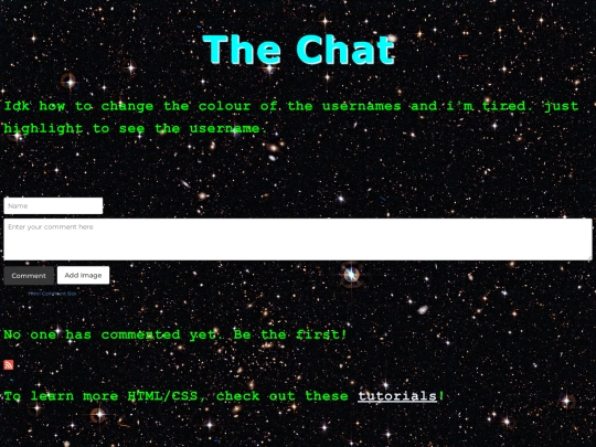 guestbook screenshot