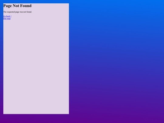 not_found screenshot