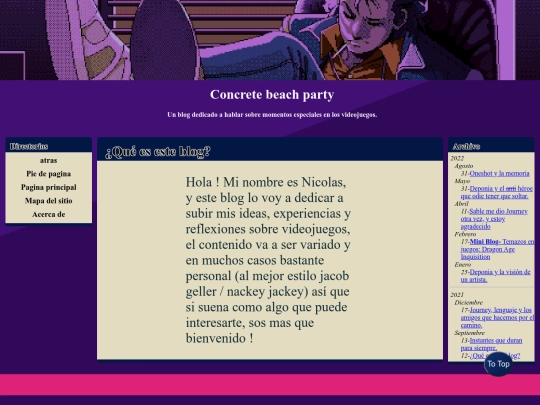 pages/gamesBlog/spanish/queEsEsteBlog screenshot