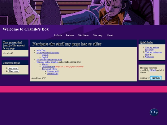 pages/siteMap screenshot