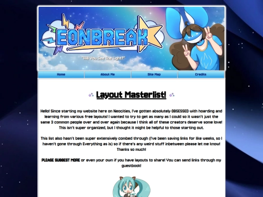 miscellaneous/layoutmasterlist screenshot