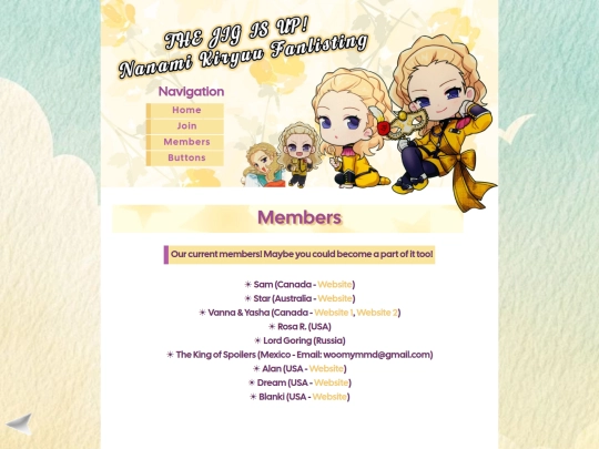 shrines/rgu/nanami fanlist/nanamimembers screenshot