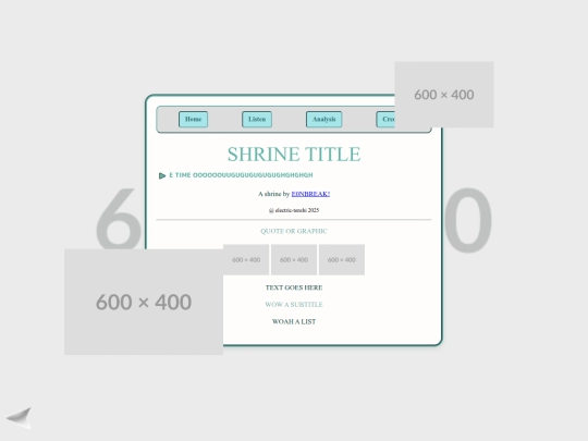 shrines/shrinetemplate screenshot