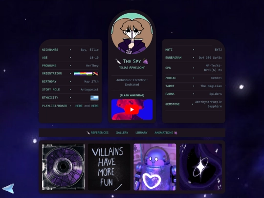 storyprojects/bewilthredbios/thespy screenshot