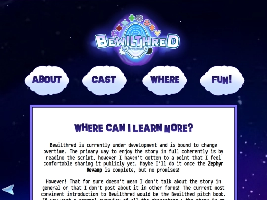 storyprojects/bewilthredwhere screenshot