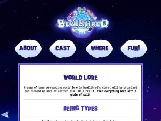 storyprojects/worldlore screenshot