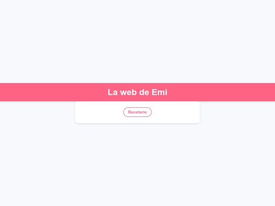 Recetario Emilia/indice screenshot