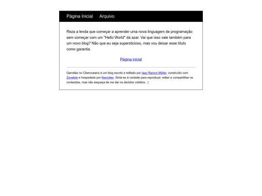 posts/2021-10-06-Um-Hello-World-para-dar-sorte screenshot