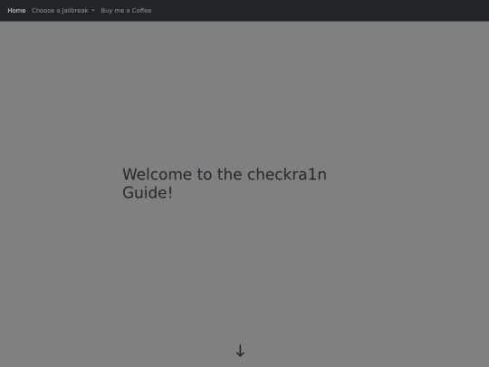 src/html/checkra1n screenshot