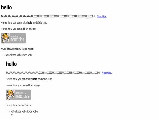 index screenshot