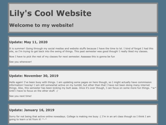 posts screenshot
