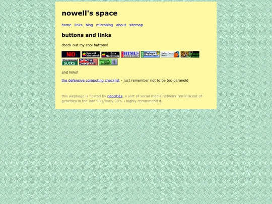 buttonsandlinks screenshot