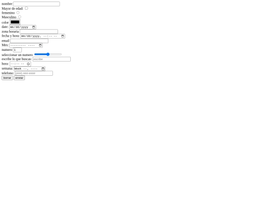 inputs/inputs screenshot