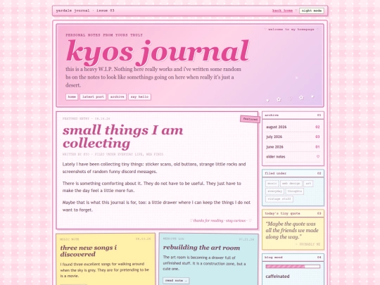 journal screenshot
