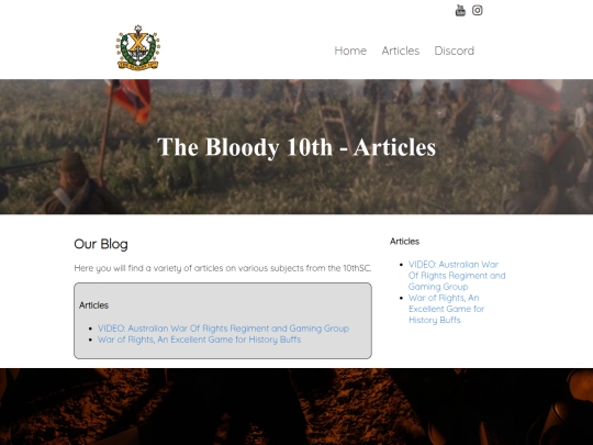 blog screenshot