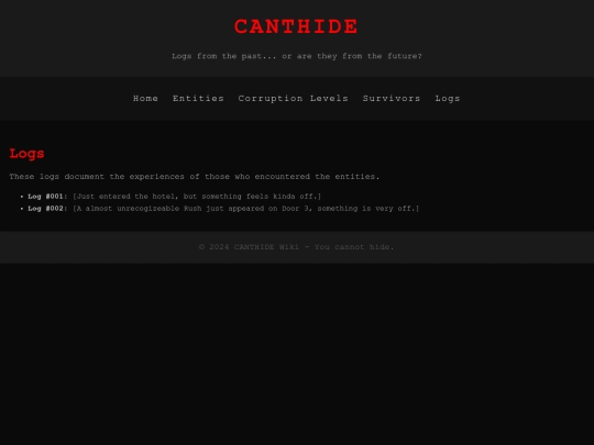 logs screenshot