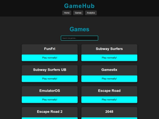 games screenshot
