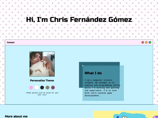 portfolio_website screenshot