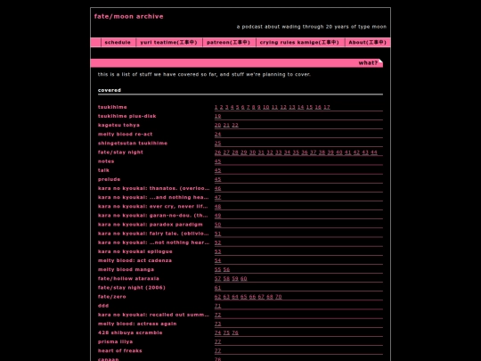 schedule screenshot