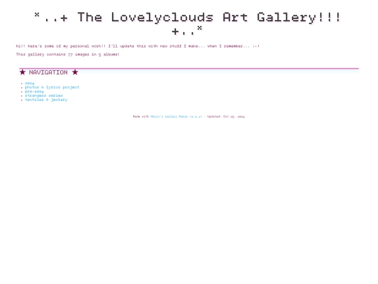 art_gallery/the-lovelyclouds-art-gallery screenshot