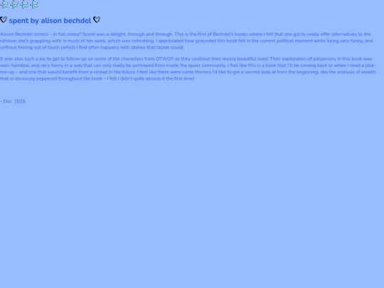 library/books/reviews/spent screenshot