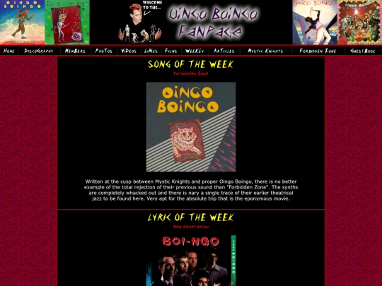 weekly screenshot