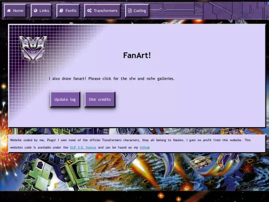 Transformers/Myfanart screenshot