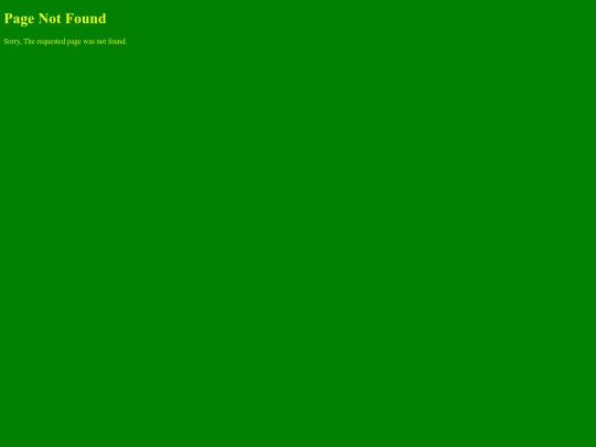 not_found screenshot