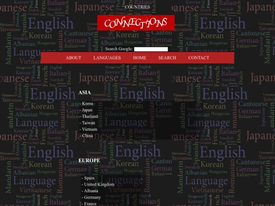 Final Project Countries screenshot