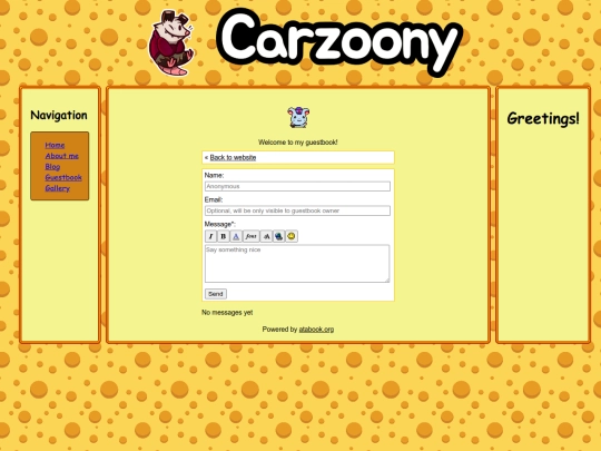 GUESTBOOK screenshot