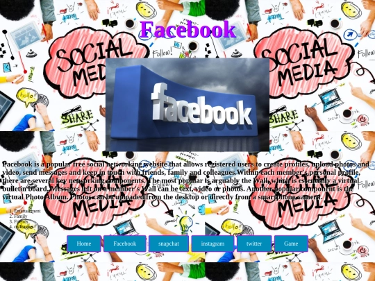 FinalProject/Facebook screenshot