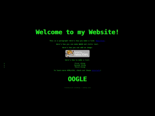 index screenshot