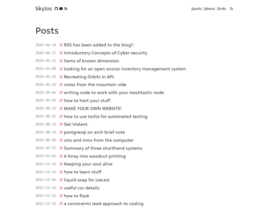 index screenshot