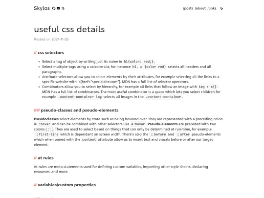 posts/css-notes screenshot