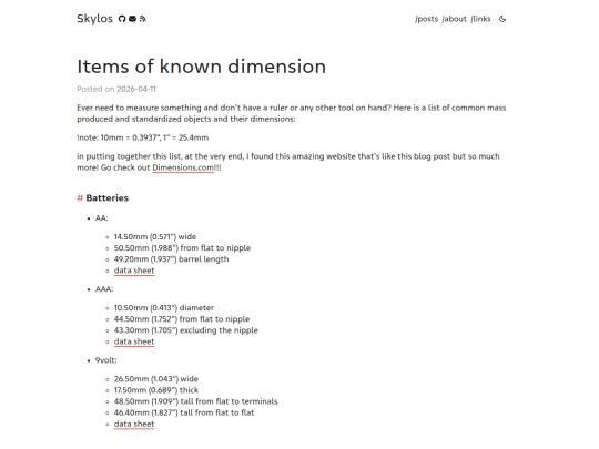 posts/items-of-known-dimension screenshot