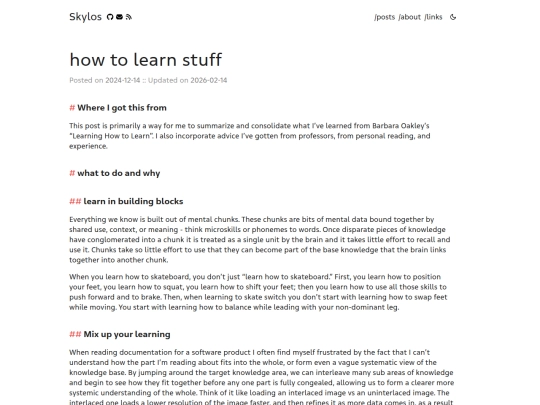 posts/learning-skills screenshot