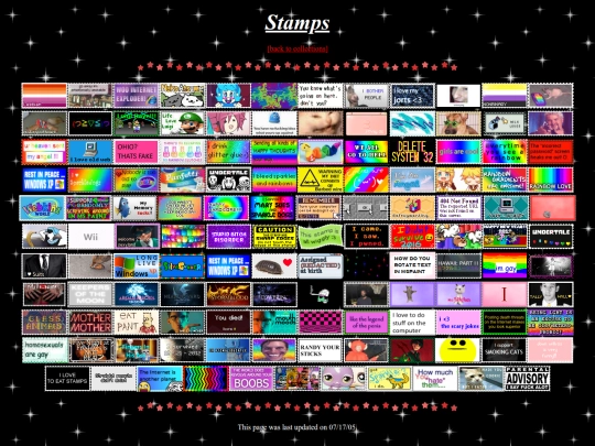 stamps screenshot