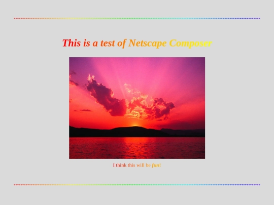 netscape-composer-test screenshot