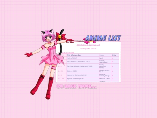 animepage screenshot