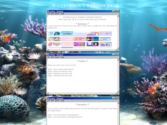 buttonspage screenshot