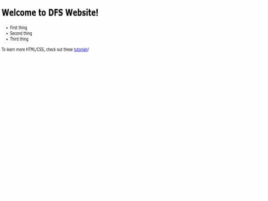 index screenshot