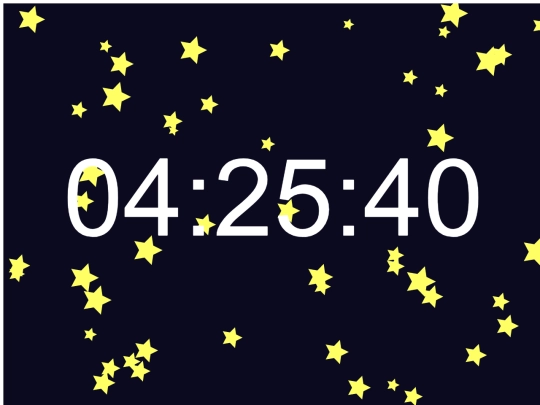 hw5-screensaver-bouncing-stars screenshot